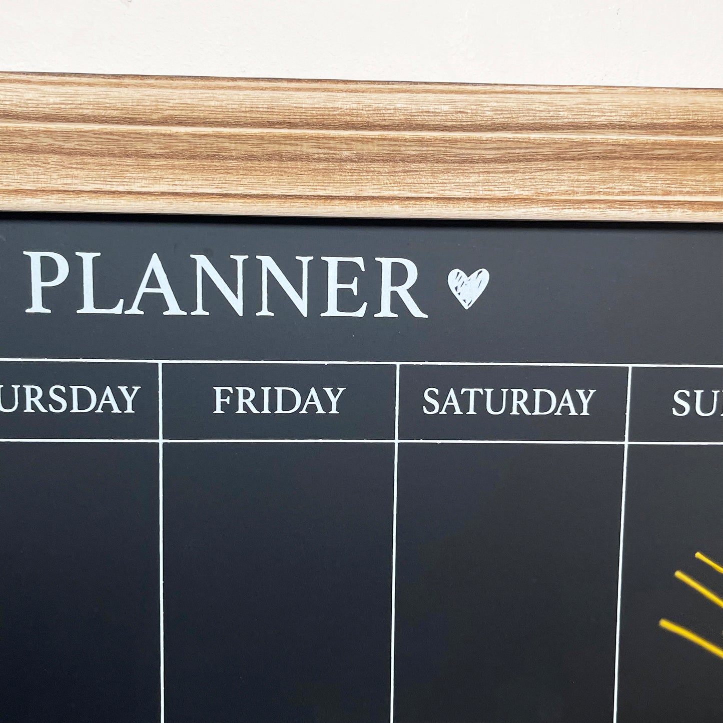 7 Day Chalkboard Weekly Planner