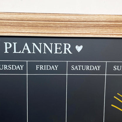 7 Day Chalkboard Weekly Planner