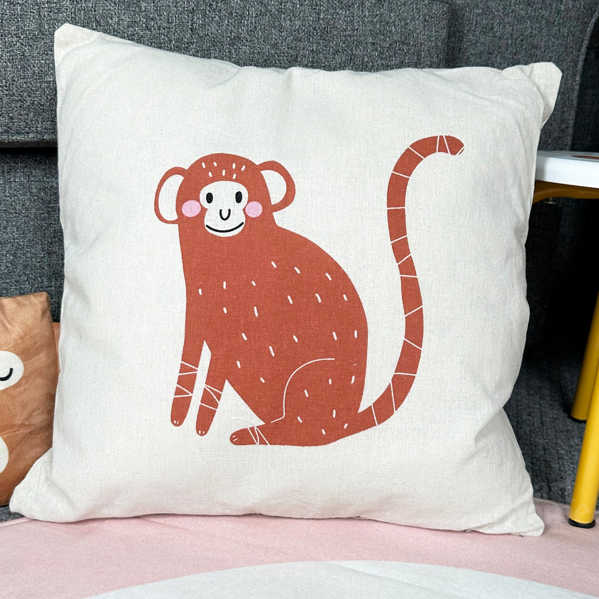 Darthome 40x40cm Safari Childrens Cushion Monkey Darthome Limited