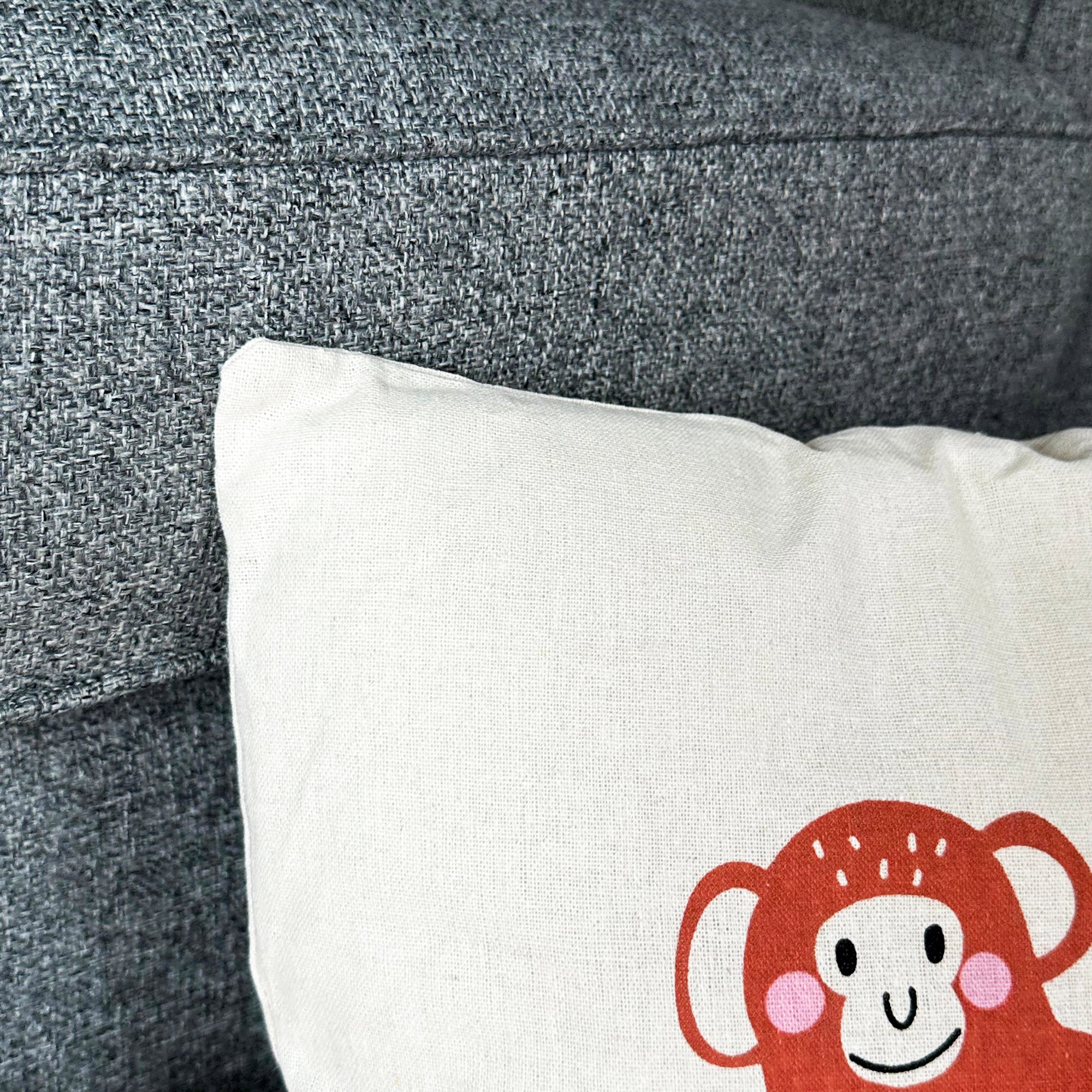 Safari Childrens Cushion - Monkey