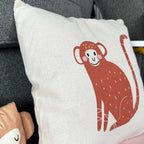 Safari Childrens Cushion - Monkey
