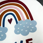 White Rainbow Foam Baby Play Mat