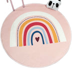 Pink Rainbow Foam Baby Play Mat