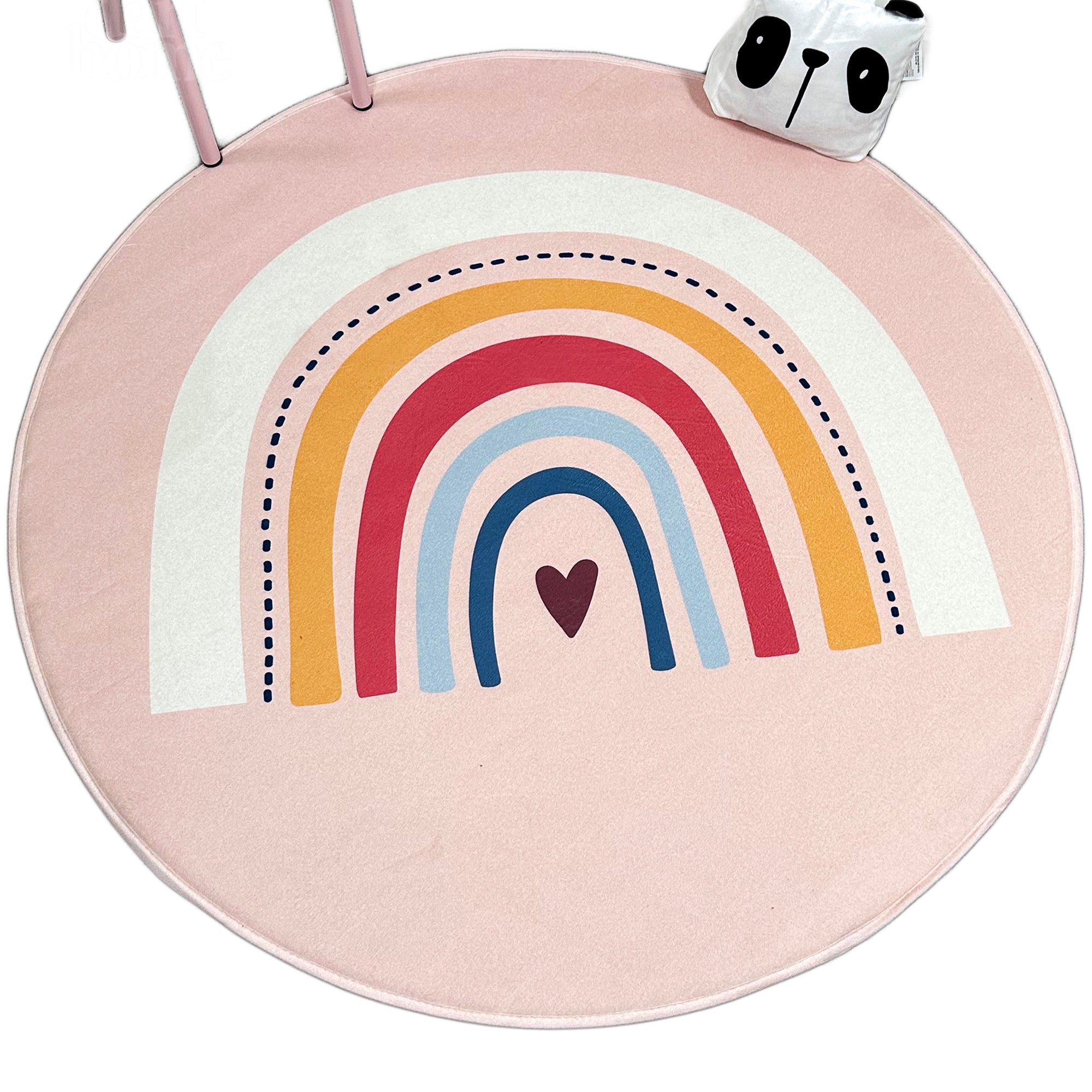 Pink Rainbow Foam Baby Play Mat