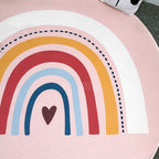 Pink Rainbow Foam Baby Play Mat