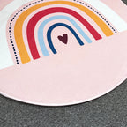 Pink Rainbow Foam Baby Play Mat