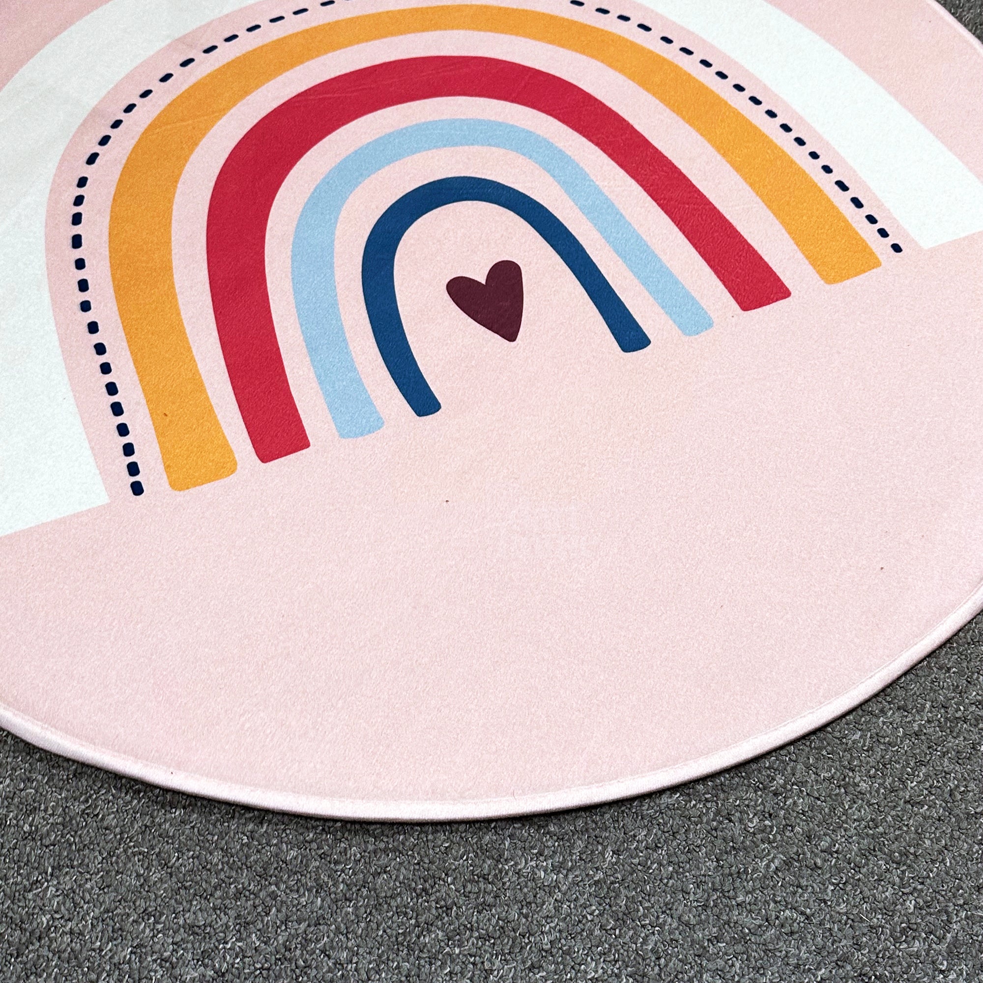 Pink Rainbow Foam Baby Play Mat
