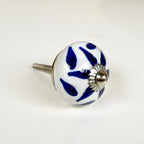 Blue Mediterranean Door Knobs Set Of 5