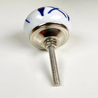 Blue Mediterranean Door Knobs Set Of 5