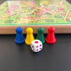 Retro-Snakes &amp; Ladders-Klassiker für Kinder