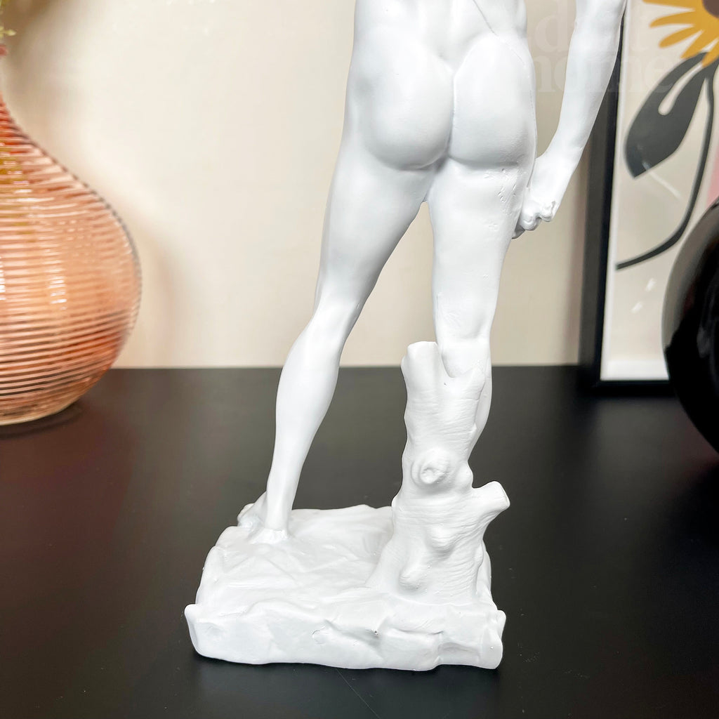 Weißes cooles David Michelangelo Ornament