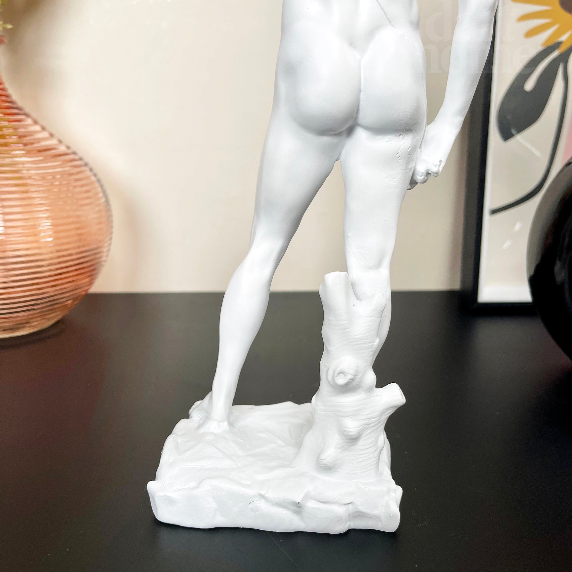 Weißes cooles David Michelangelo Ornament