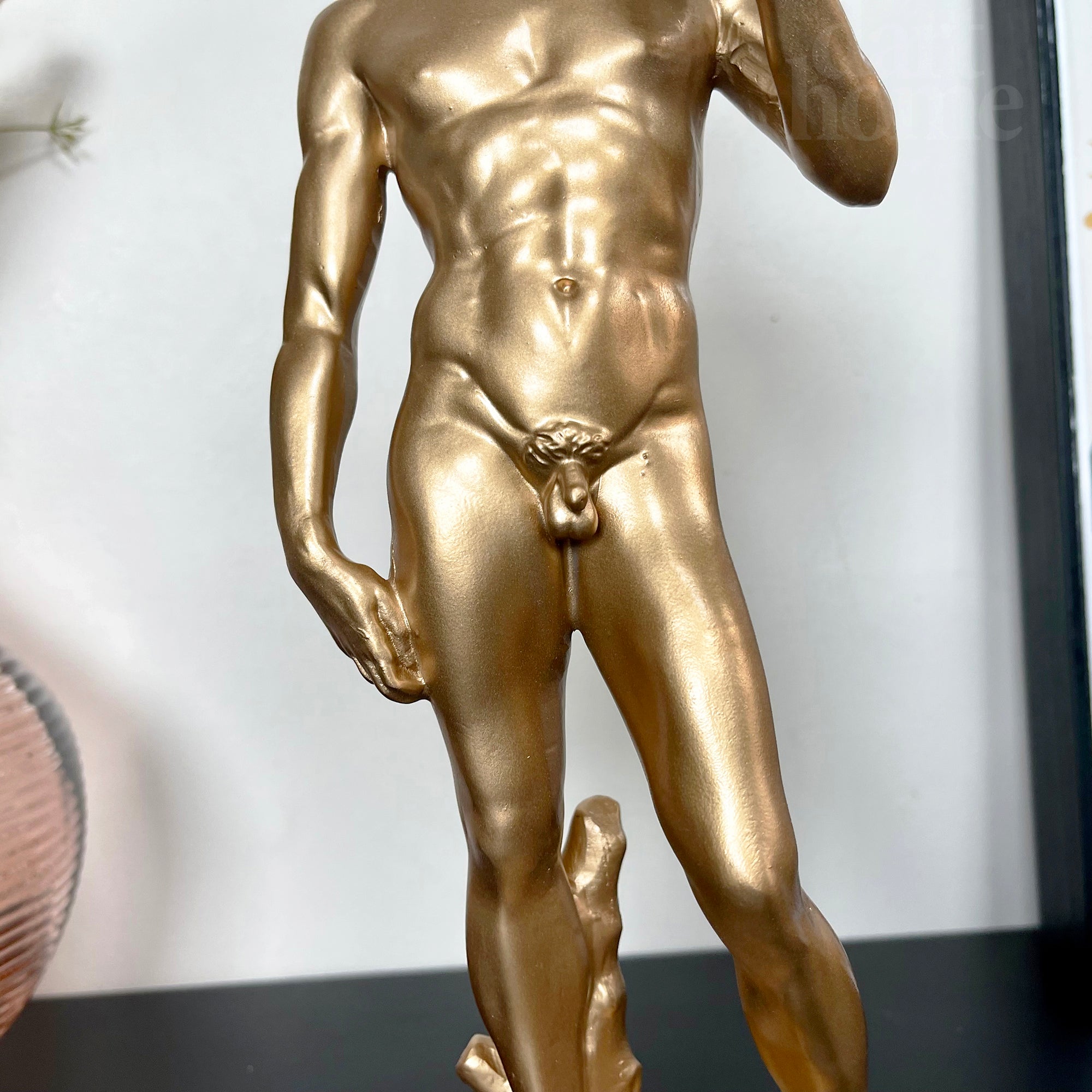 Gold Cool David Michelangelo Ornament