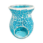 Blue Crackle Mosaic Wax Melt Burner