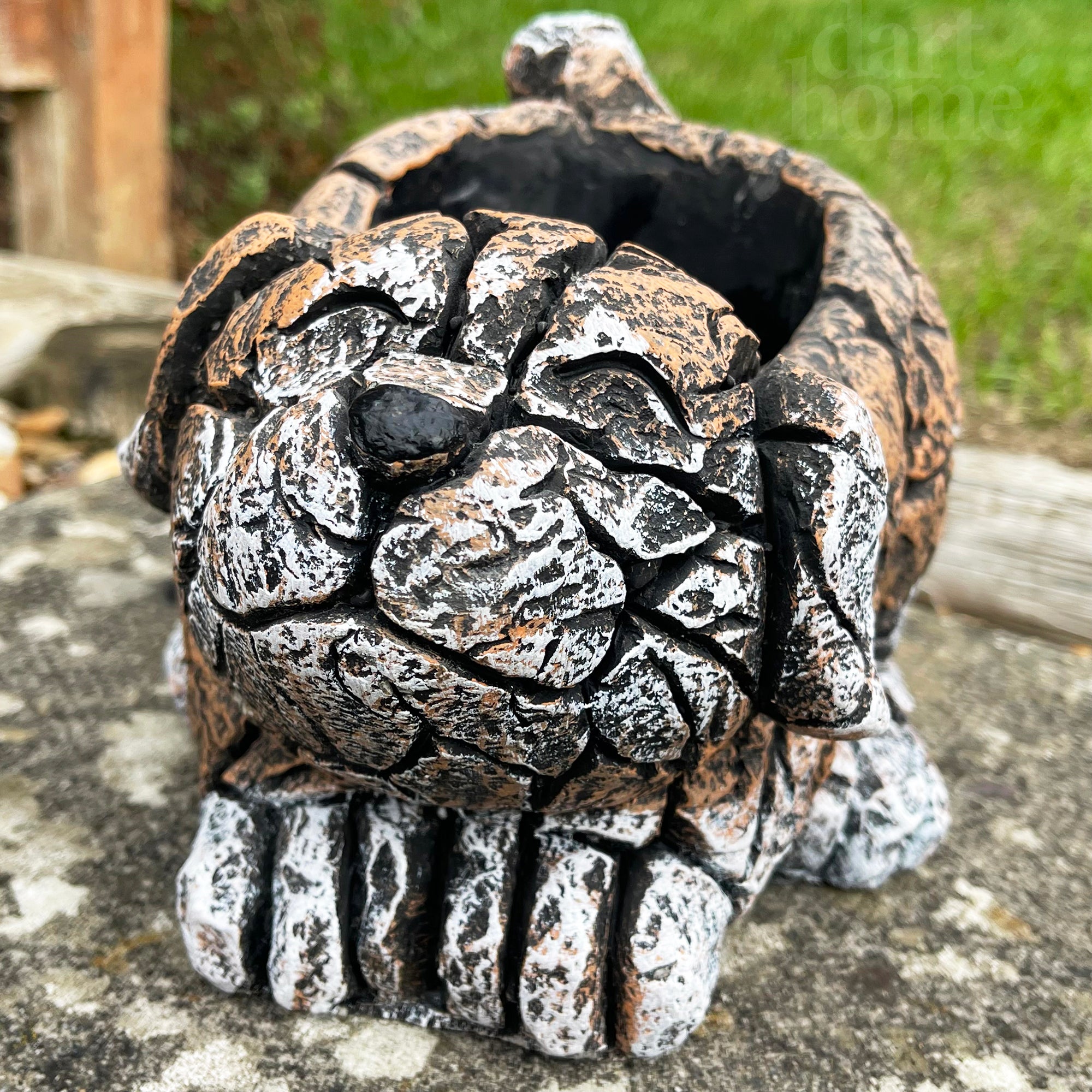 Zement-Hundepflanzer