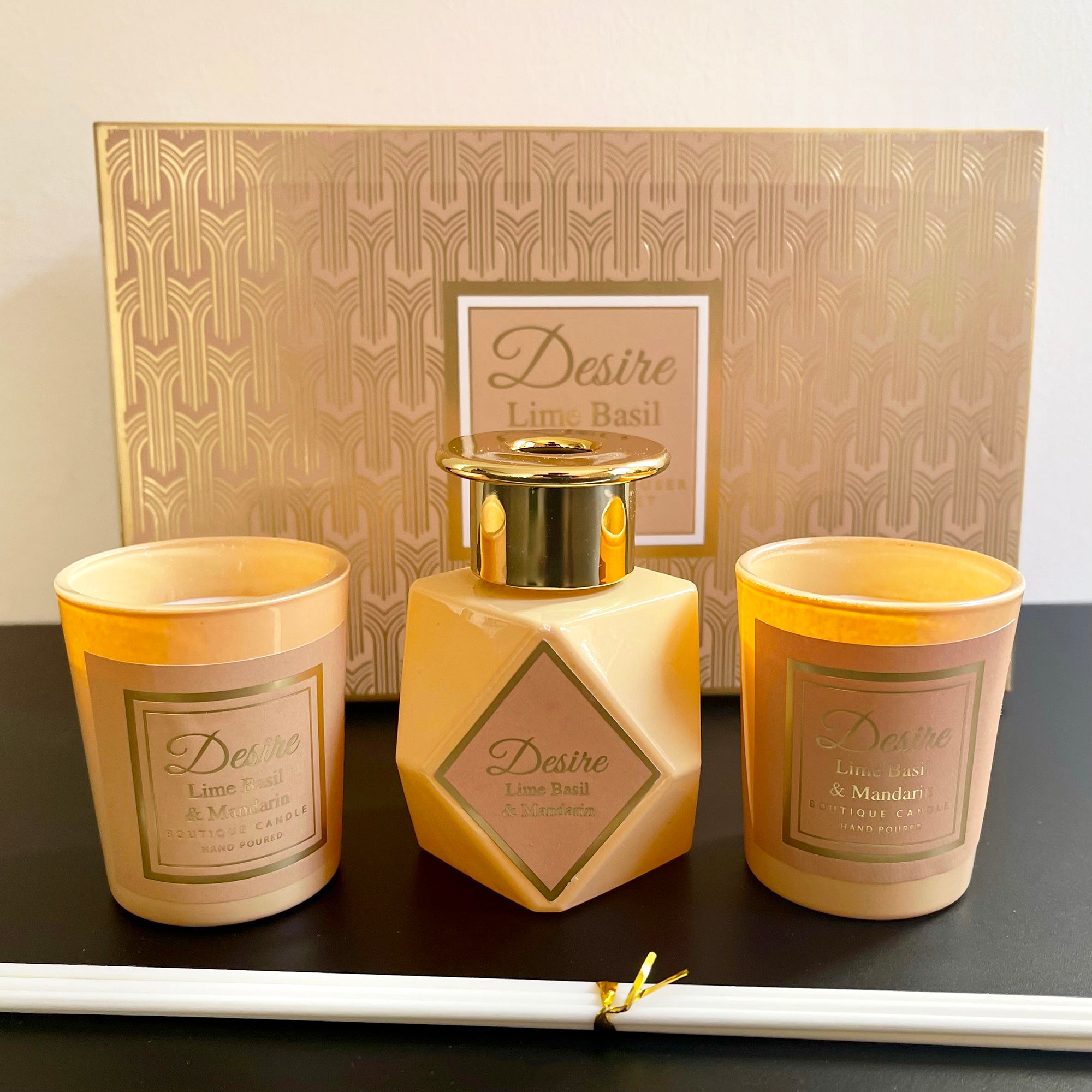Lime Basil & Mandarin Candle & Diffuser Set – Darthome Limited