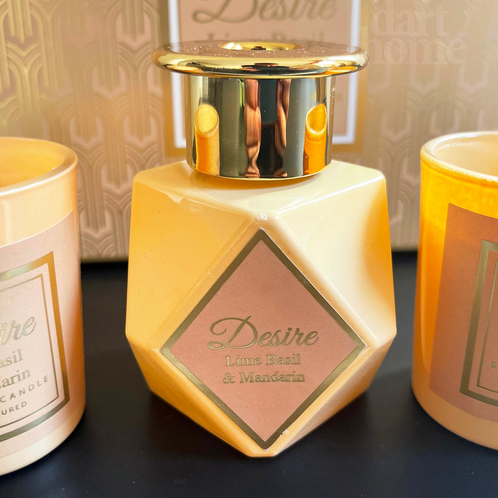 Lime Basil & Mandarin Candle & Diffuser Set