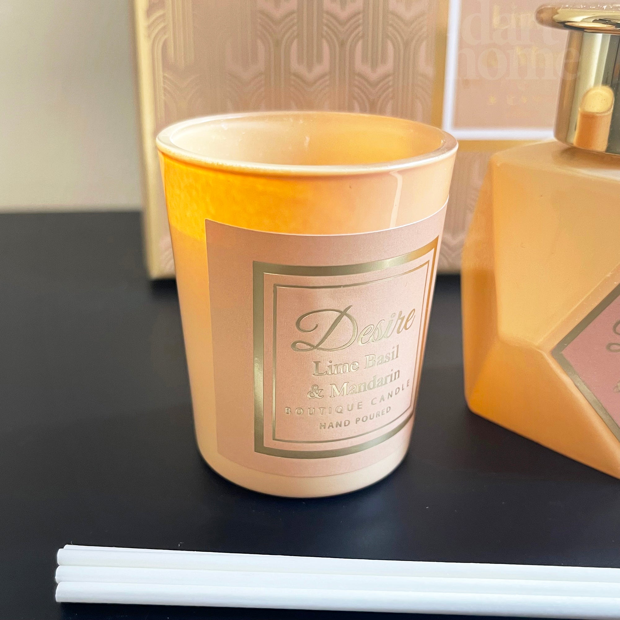 Lime Basil & Mandarin Candle & Diffuser Set