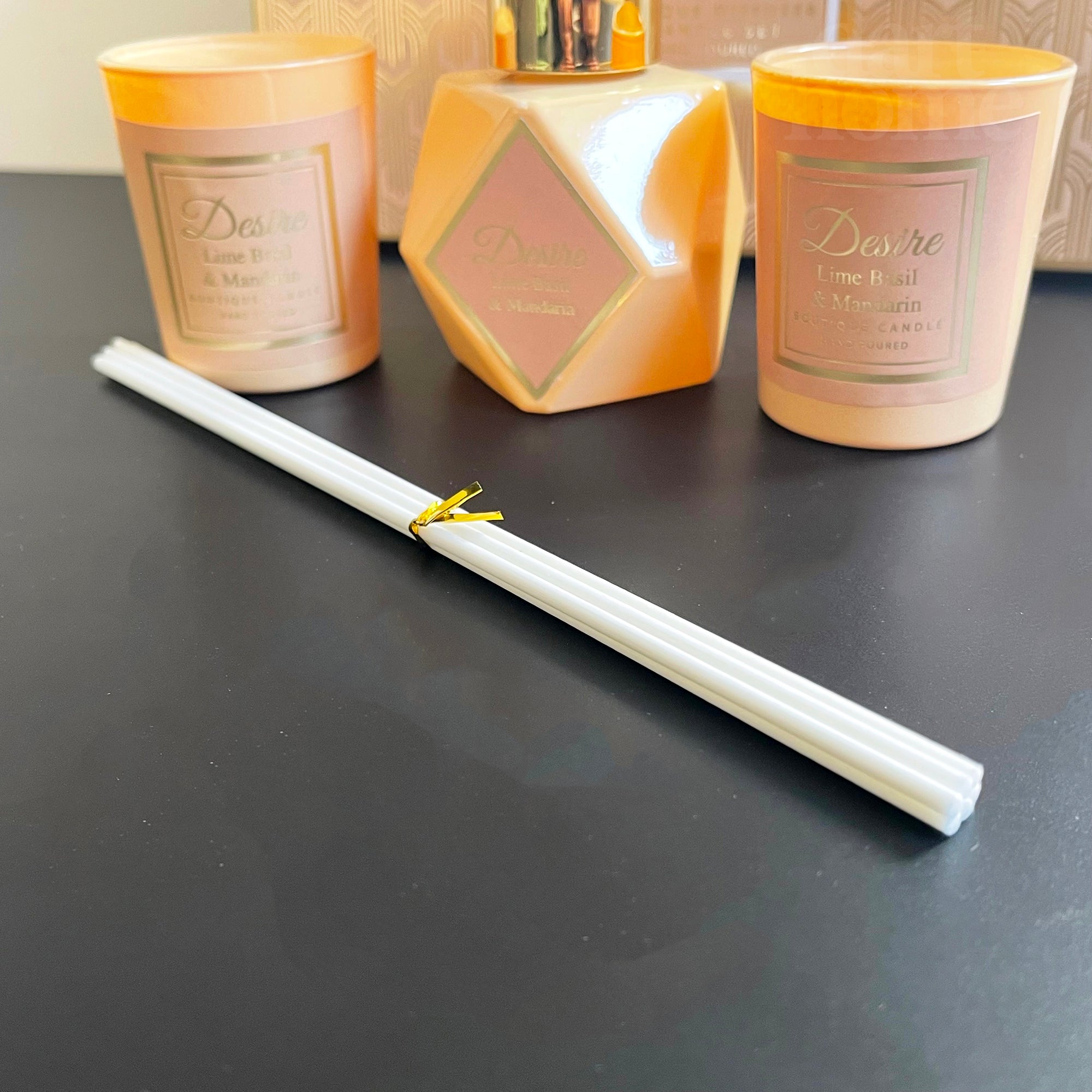 Lime Basil & Mandarin Candle & Diffuser Set