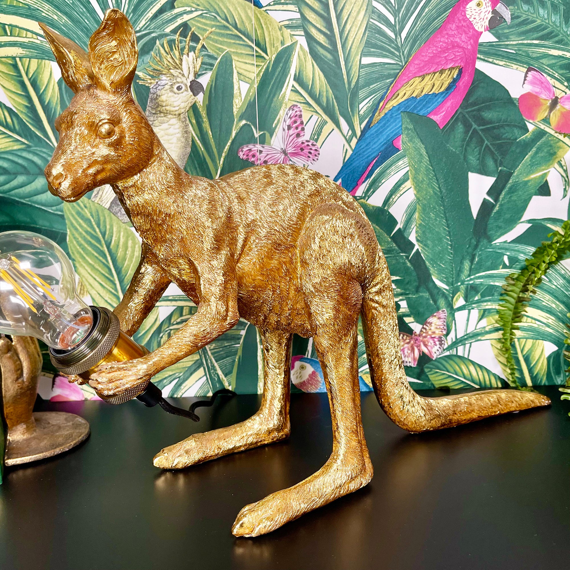 Gold Kangaroo Table Lamp