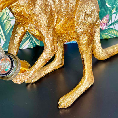 Gold Kangaroo Table Lamp