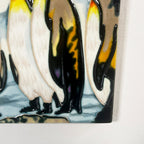 Pinguin-Treffen-Keramikfliesen-Wandkunst