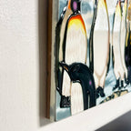 Pinguin-Treffen-Keramikfliesen-Wandkunst