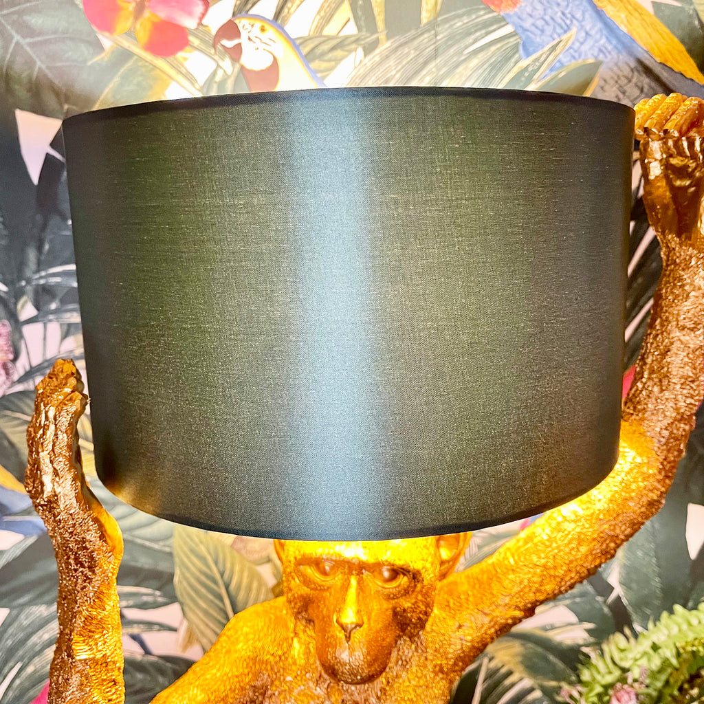 Große goldene Schimpansenlampe