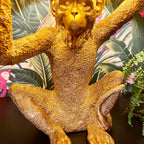 Große goldene Schimpansenlampe