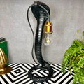 Black King Cobra Snake Lamp