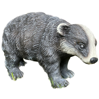 Badger Cub Garden Ornament