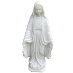 Marble Virgin Mary Garden Sculpture