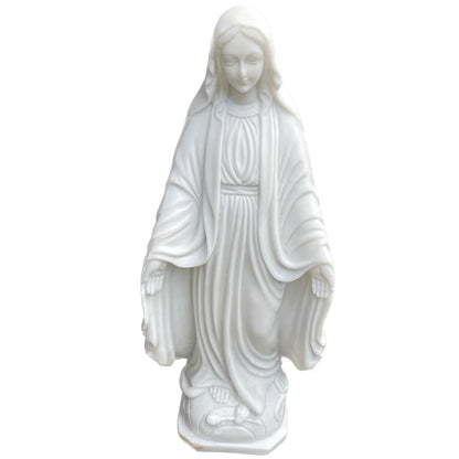 Marble Virgin Mary Garden Sculpture