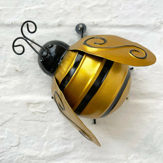 Metal 3D Bumble Bee Wall Art