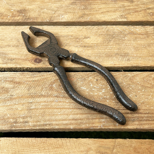 Cast Iron Plier Tool Bottle Opener 14cm